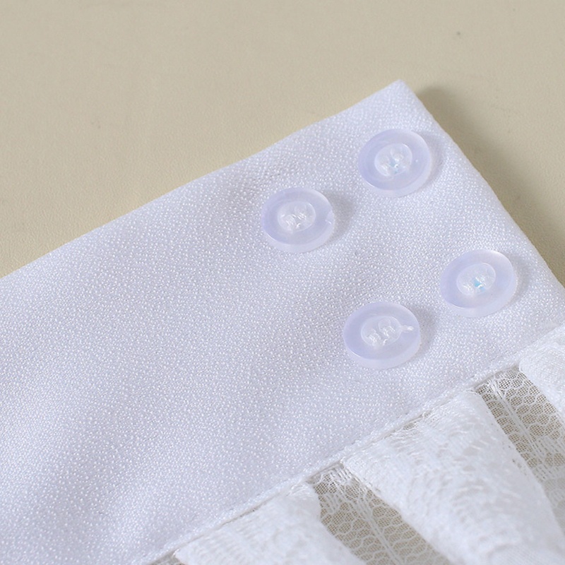 Han Literary Găng Tay Áo Len Trang Trí Cổ Tay Áo Len Hai Lớp Phối Ren Có Thể Tháo Rời Ấm Áp Ngọt Ngào Dành Cho Nữ