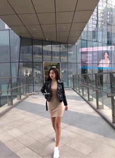 Áo da ZARA ( Ảnh thật + video)