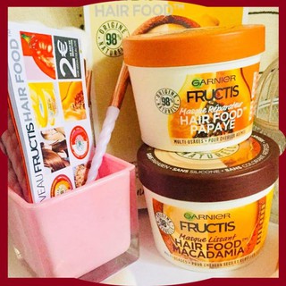 Kem ủ tóc đa công dụng Garnier Fructis Hair Food 390ml và 100ml
