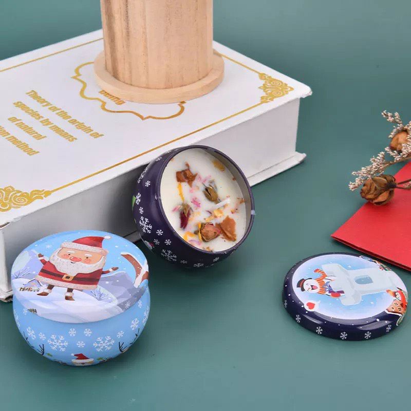 [Set 2 hộp ] nến thơm noel hương hoa thiên nhiên