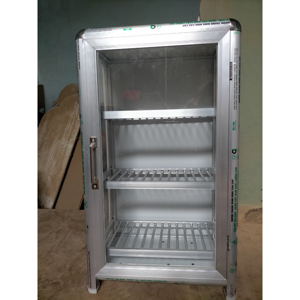 Tủ úp ly bằng nhôm kính dùng trong gia đình hoặc trường học ( Ảnh Thật )