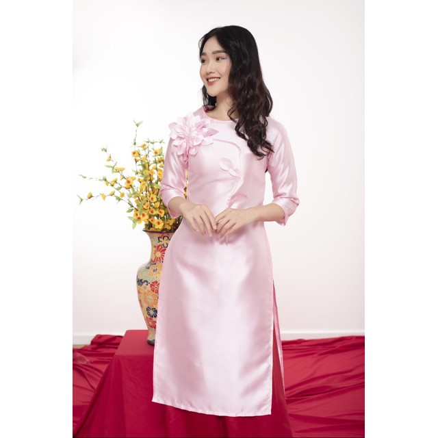 Áo Dài Nữ 💖𝑭𝒓𝒆𝒆𝒔𝒉𝒊𝒑💖 Áo Dài Lụa Tapfa Cao Cấp - Hàng VNXK - Áo Dài SViet 27