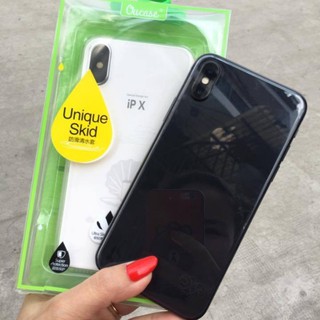 Ốp lưng dẻo Ou case cho iPhone X/XS Silicon Trong suốt