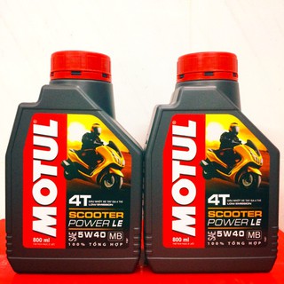 Nhớt Xe Tay Ga Motul Scooter Power LE 5w40 Gía Gốc 427shop