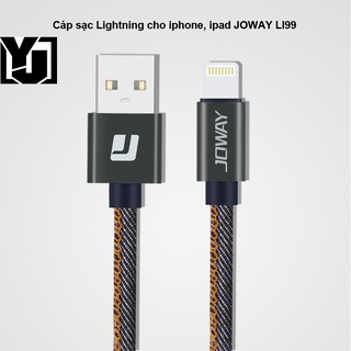 Dây sạc Lightning cho iphone, ipad JOWAY LI99