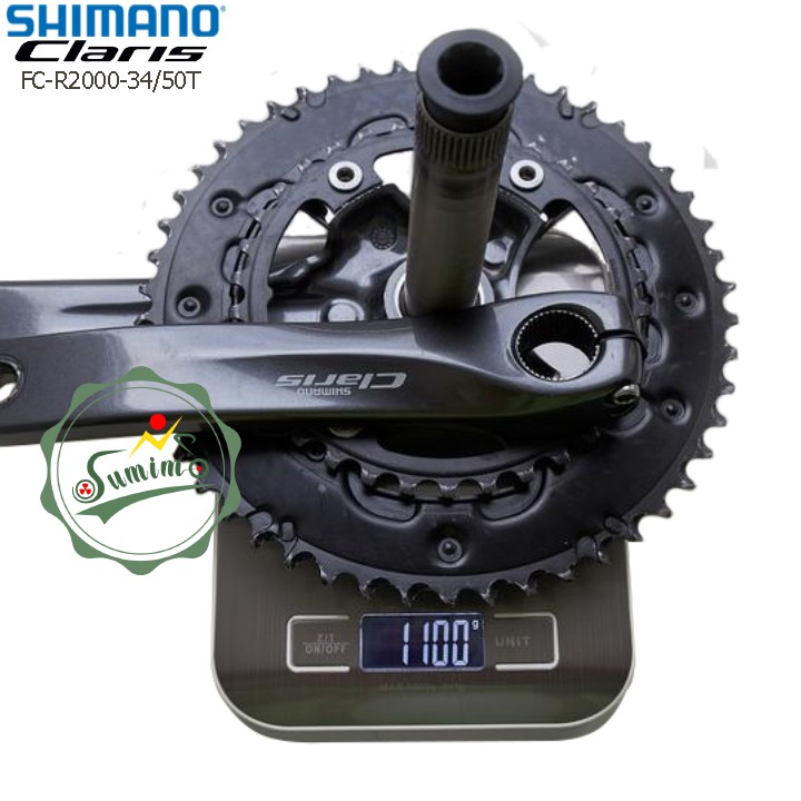 Giò dĩa - Đùi dĩa SHIMANO Claris FC-R2000 34/50T-170mm kèm BB-RS500 - Chính hãng