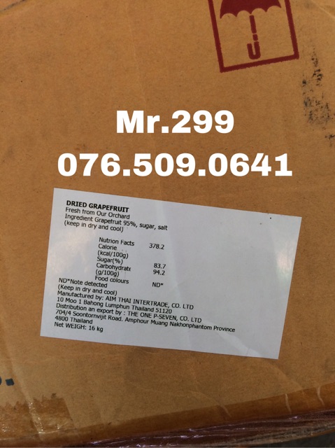 Mứt thốt nốt Thái Lan