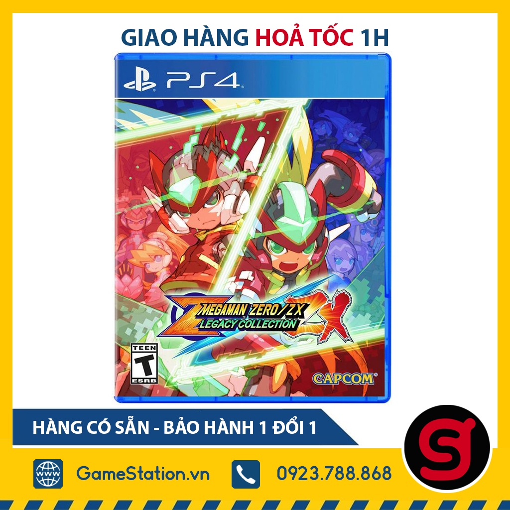 [Mã SKAMCLU9 giảm 10% đơn 100K] Game PS4 Mới: Mega Man Zero/ZX Legacy Collection - hệ US