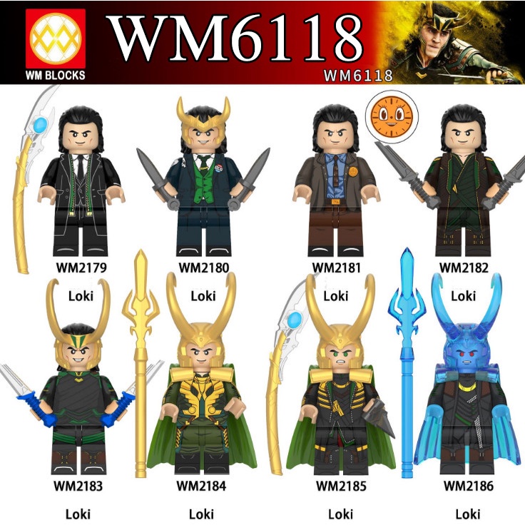 Đồ chơi lắp ráp Minifigures nhân vật Loki WM6118