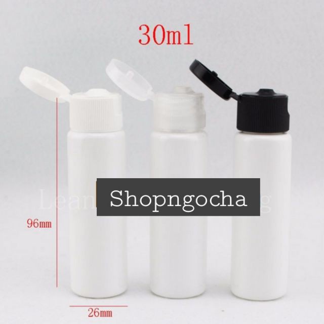 Chai Xịt Phun Sương ❤ GIÁ RẺ NHẤT ❤ [10ml,20ml,30ml] Chai nhựa pet Trắng Sữa chiết mỹ phẩm , phụ kiện du lịch