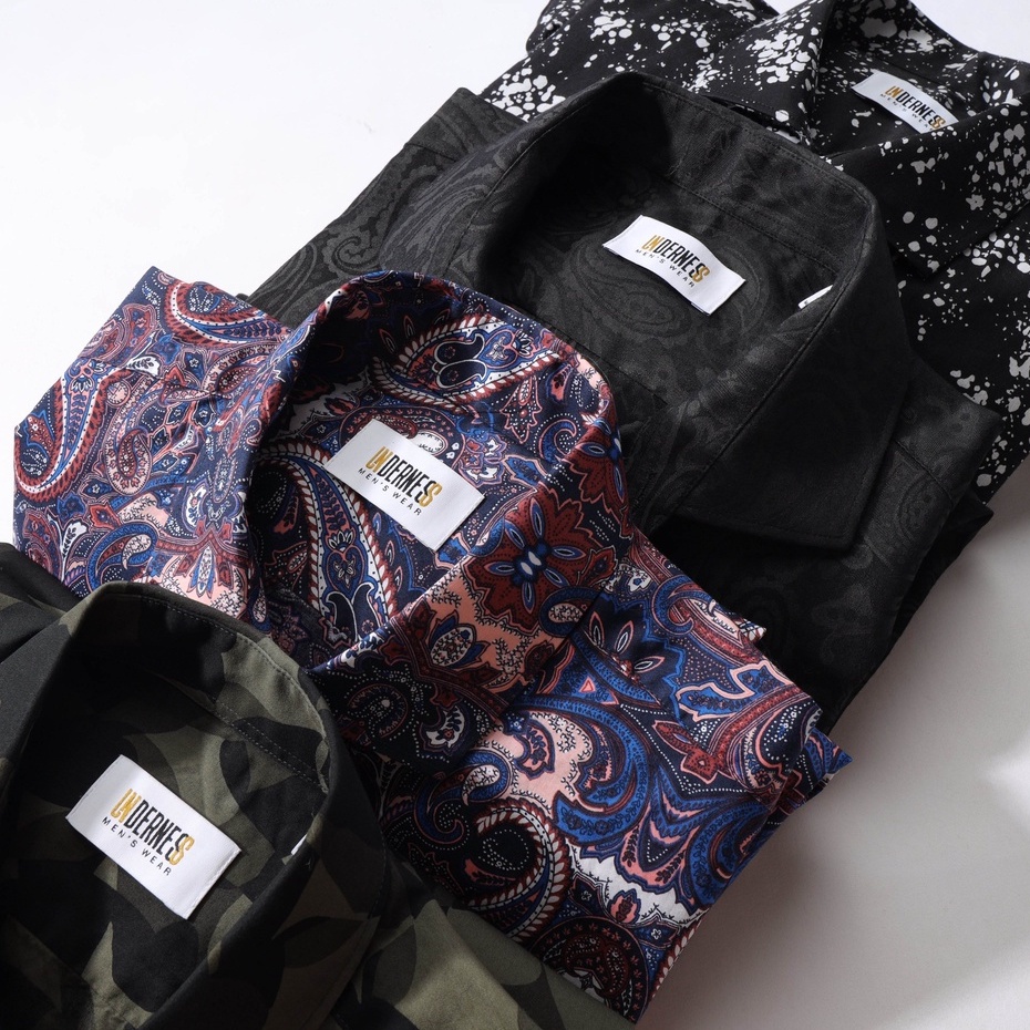 Áo sơ mi nam dài tay hoạt tiết chất liệu vải cotton cao cấp DICYDE HT.UD.04