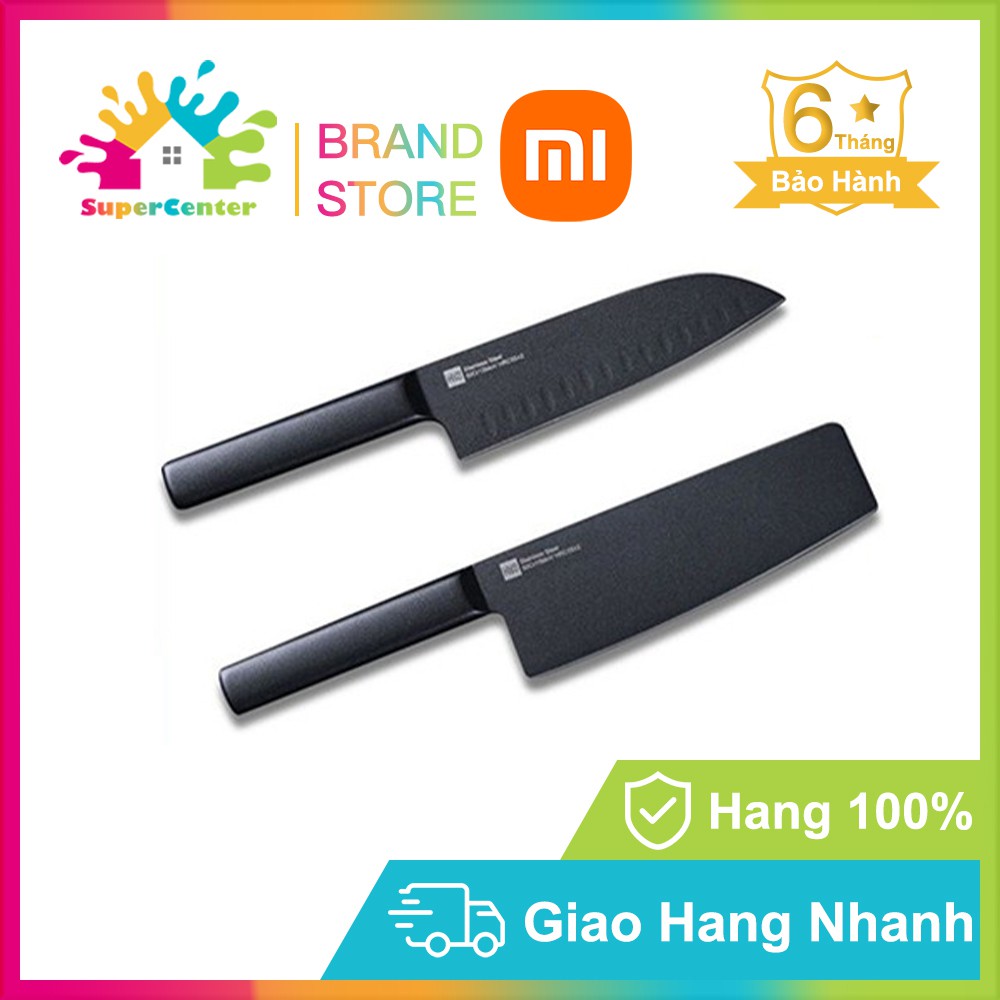 Bộ dao bằng thép không gỉ Xiaomi HuoHou HU0015 phủ chống dính siêu sắc bến