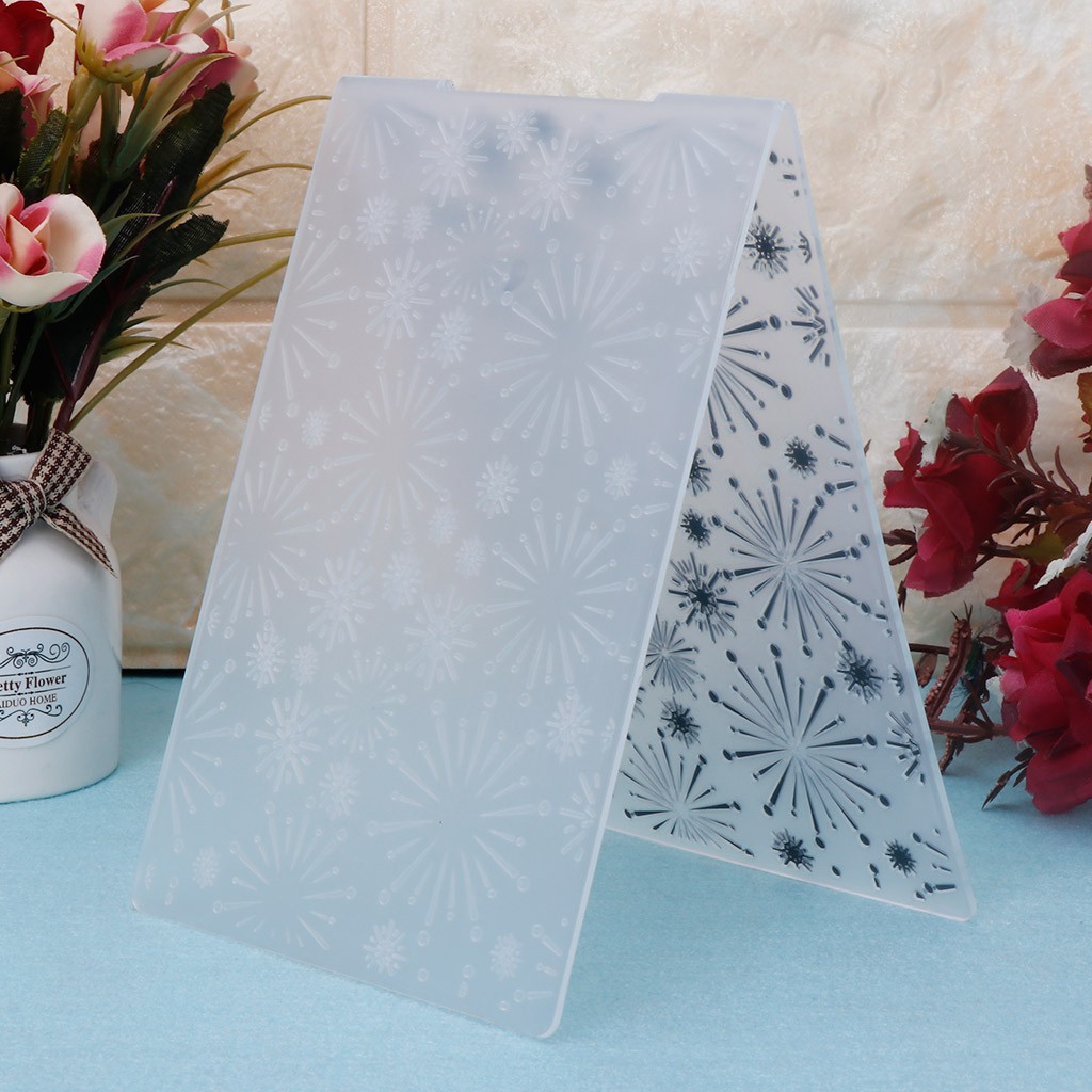 Embossing Diy Scrapbook Photo Album Card Paper Craft Christmas Snowflake