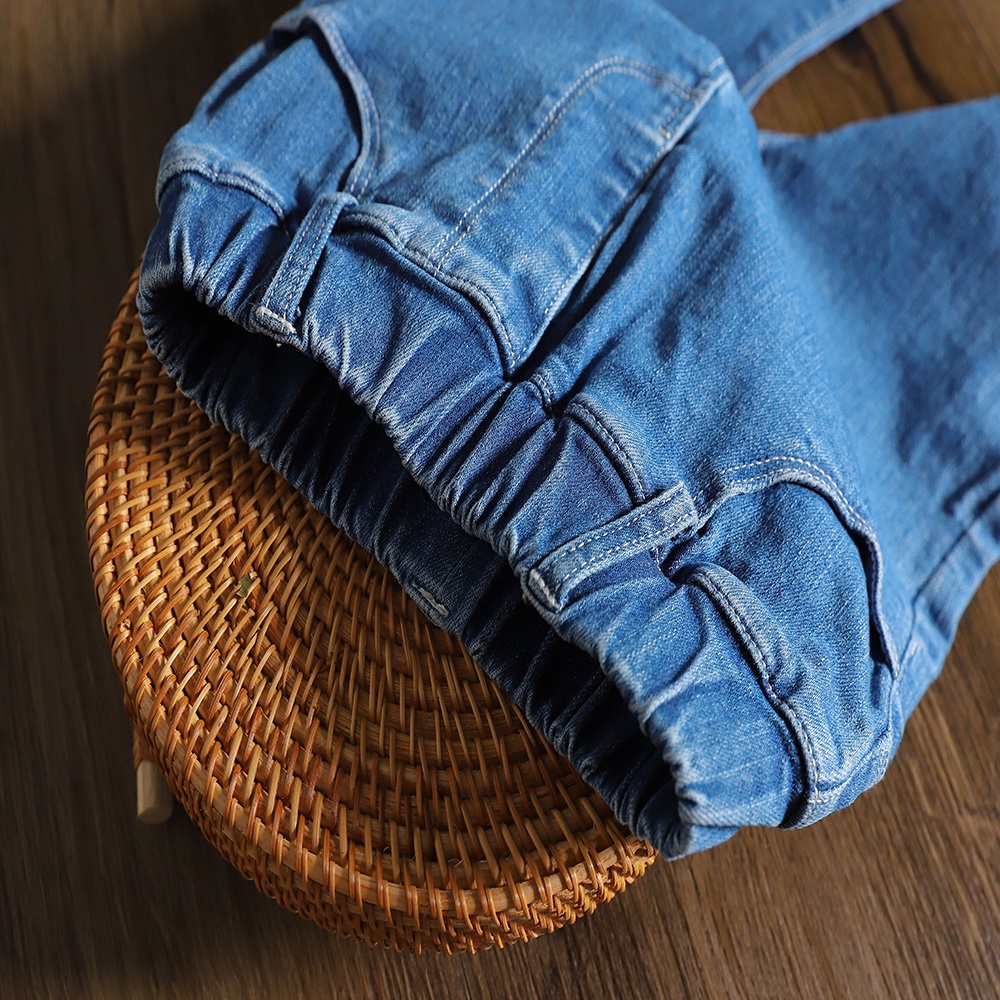 Quần jeans BEAR LEADER ống loe thời trang xuân thu mới cho bé gái 2-6 tuổi
