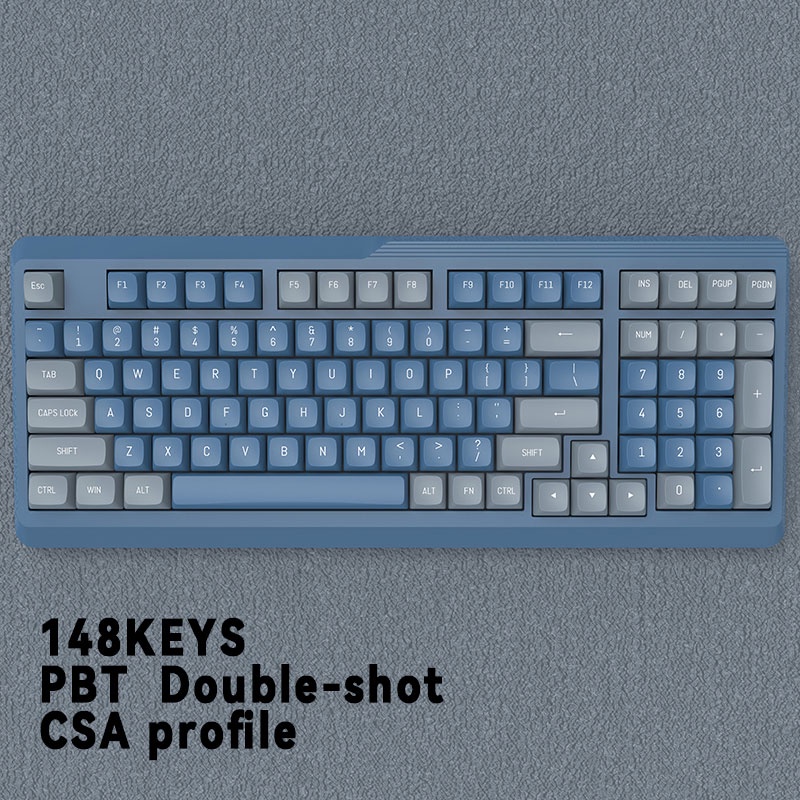 New arrivals PBT keycaps csa profile Double Shot  149keys mechanical keyboard keycap 61 68 84 87 980 100 104 108