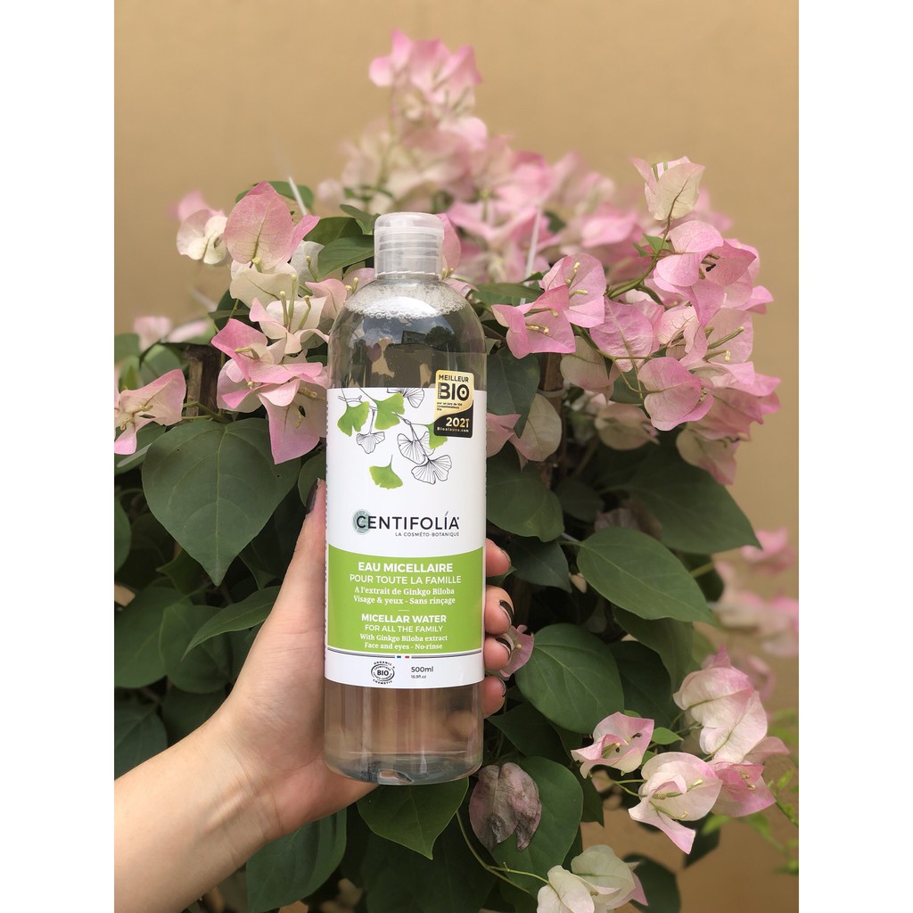 Nước Tẩy trang Centifolia Chiết xuất Lá Bạch Quả Từ Pháp 500ml | BigBuy360 - bigbuy360.vn