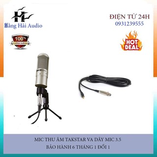 MIC THU ÂM TAKSTAR PC K200 VÀ DÂY