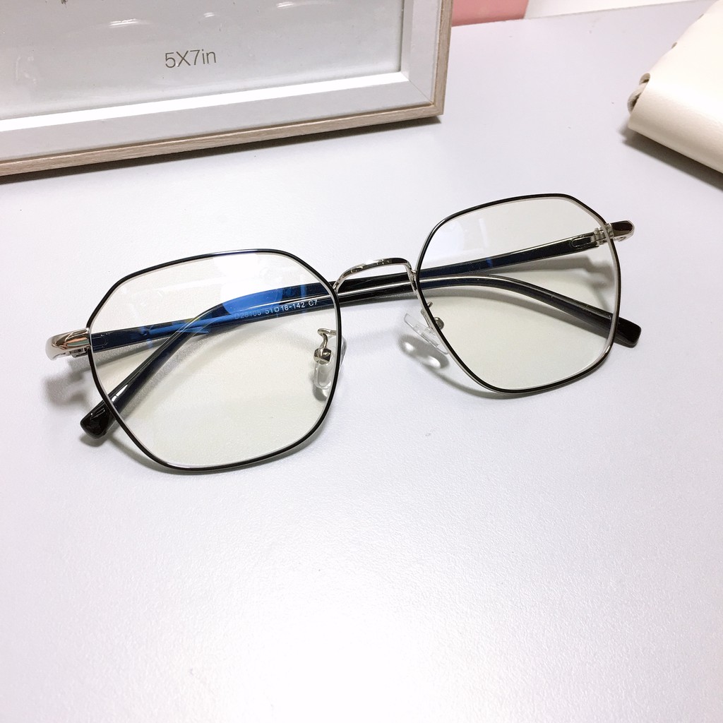 [Mã SKAMCLU7 giảm 10% cho đơn từ 0Đ] Gọng kính kim loại chữ nhật 28105 nhận cắt mắt cận | BigBuy360 - bigbuy360.vn