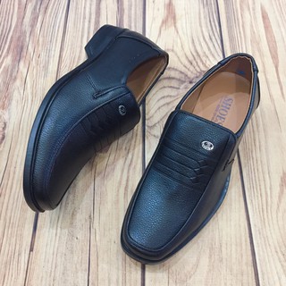Giày lười trung niên da mềm may đế( Chất Store )