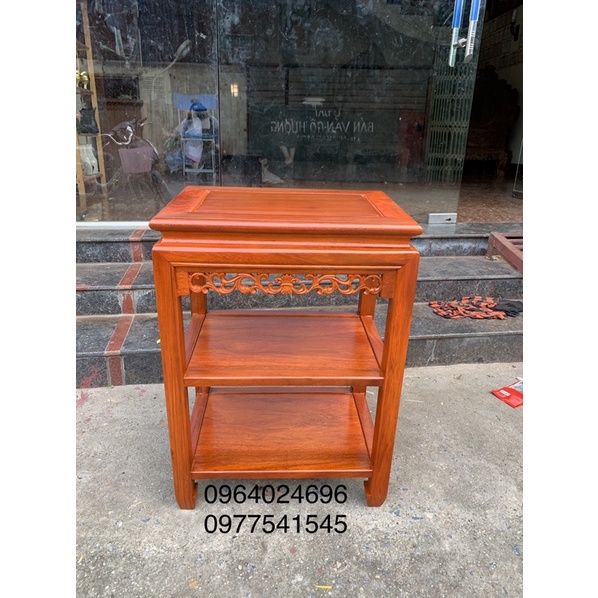 Đôn chữ Nhật mặt 35x50 cao 70 và 40x60 cao 80 gỗ lim 2 đợt nhiều màu