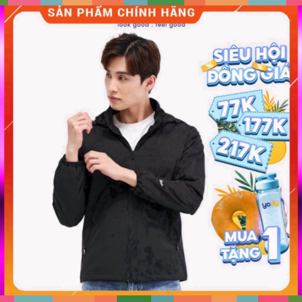 Áo khoác gió nam YODY 2 lớp cao cấp cản gió, cản bụi, chống thấm AKM4027 (giá sale hot) ( hot sale )
