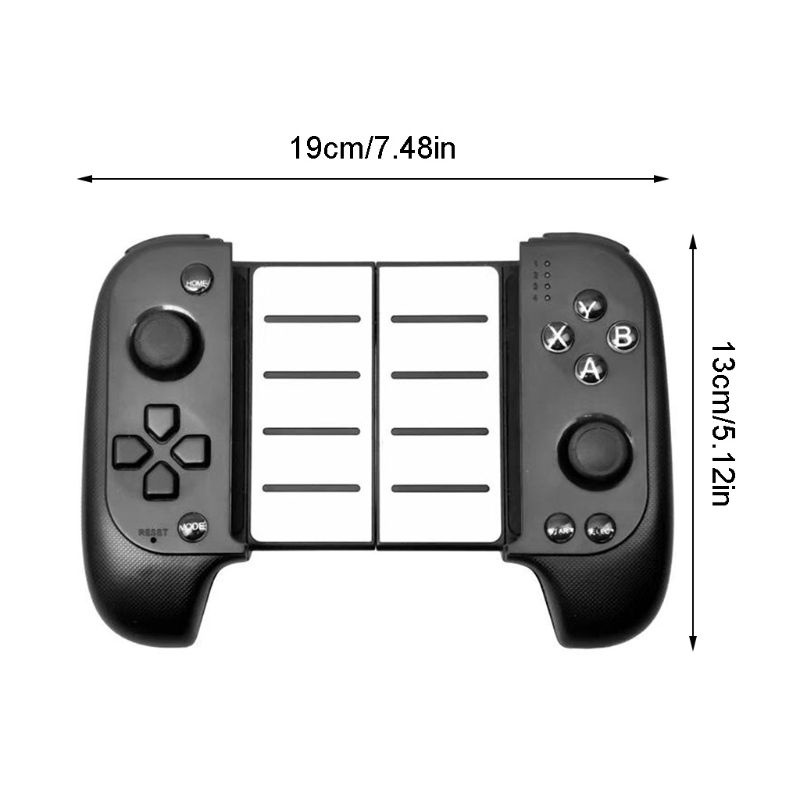 HSV Telescopic Bluetooth-compatible Wireless Handle Joystick Game Controller Mobile Phone Gamepad for PUBG