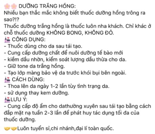 Thuốc dưỡng da sau tái tạo chống lão hoá | BigBuy360 - bigbuy360.vn
