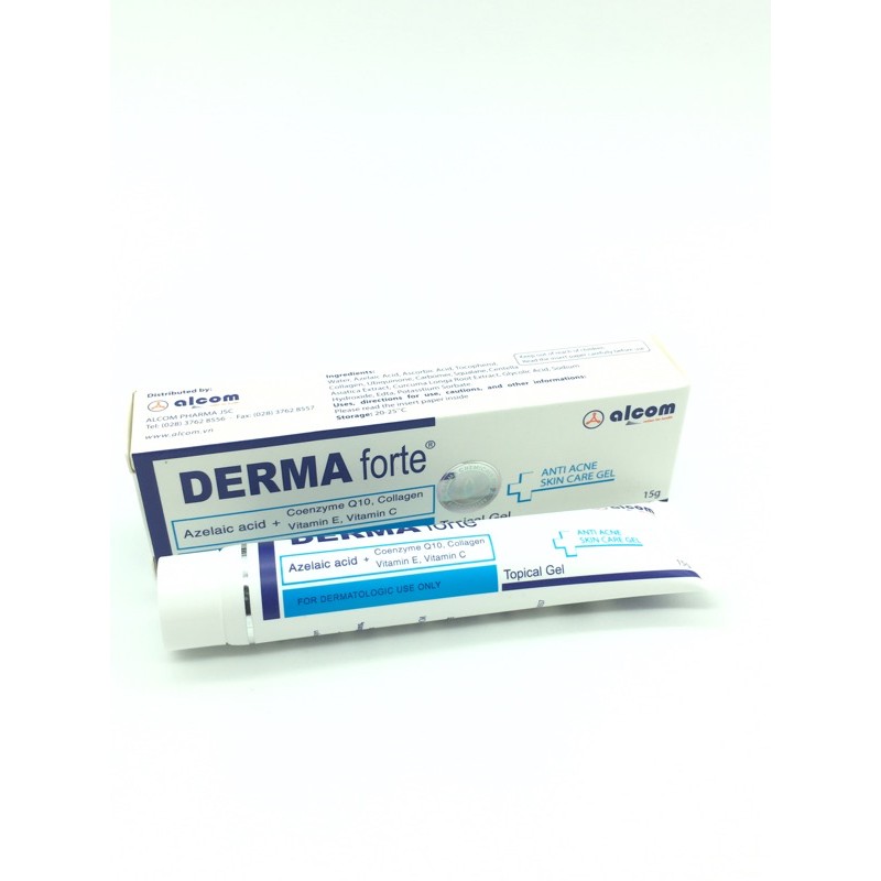 DERMA forte- gel mụn trứng cá, ngừa thâm mờ sẹo dưỡng da