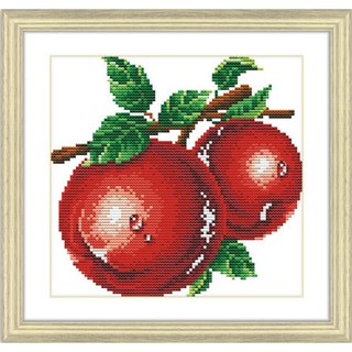 Tranh Thêu Chữ Thập Quả Táo No250 (KHÁCH TỰ THÊU) KT:31X30CM