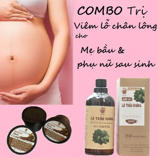 Combo trị viêm lỗ chân lông cho bà bầu