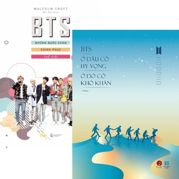 Sách - Combo BTS: BTS - Ở Đâu Có Hy Vọng Ở Đó Có Khó Khăn  + BTS Những Bước Chân Chinh Phục Thế Giới (Tặng Bookmark SHP)