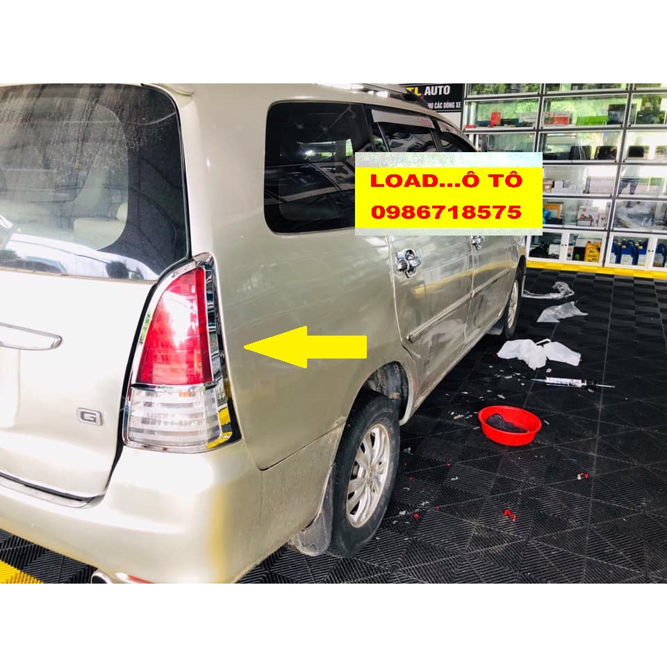 Ốp Viền Đèn Pha Hậu Xe Toyota Innova 2008-2016 Mạ Crom Sáng Bóng Cao Cấp Nhất Thị Trường