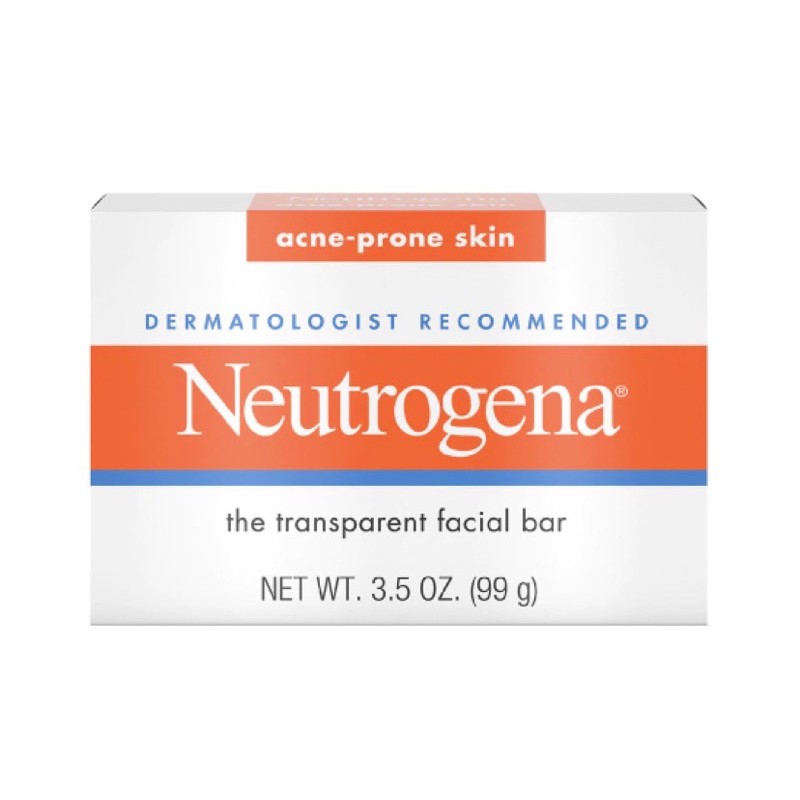 Neutrogena Xà phòng cục rửa mặt và body giảm mụn, thâm (Hàng Mỹ)