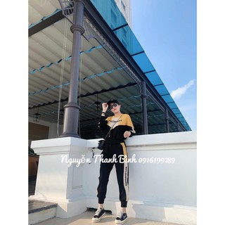 Bộ thể thao phối màu
