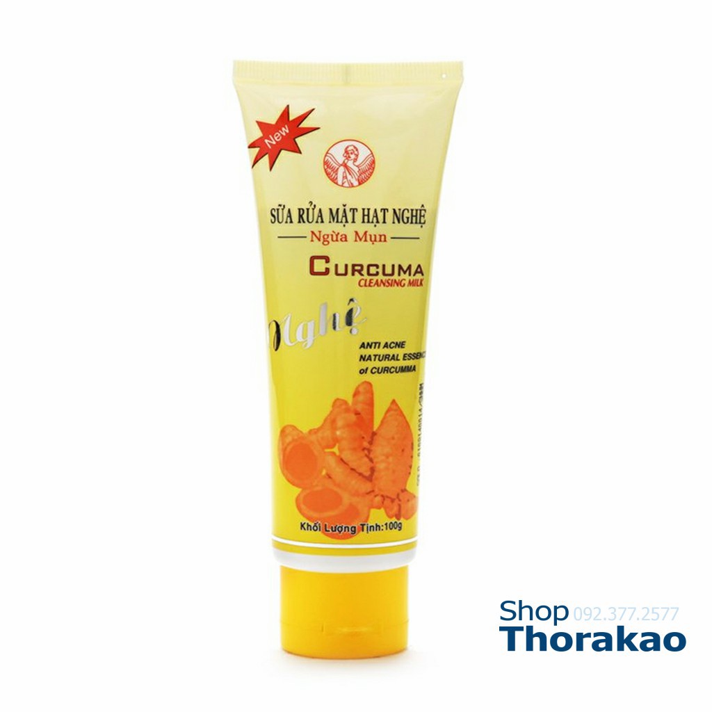 Sữa Rửa Mặt Nghệ Ngừa Mụn 100g Thorakao