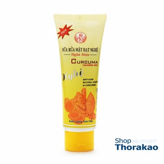Sữa Rửa Mặt Nghệ Ngừa Mụn 100g Thorakao giúp da sạch, ngăn ngừa mụn, se lỗ chân lông
