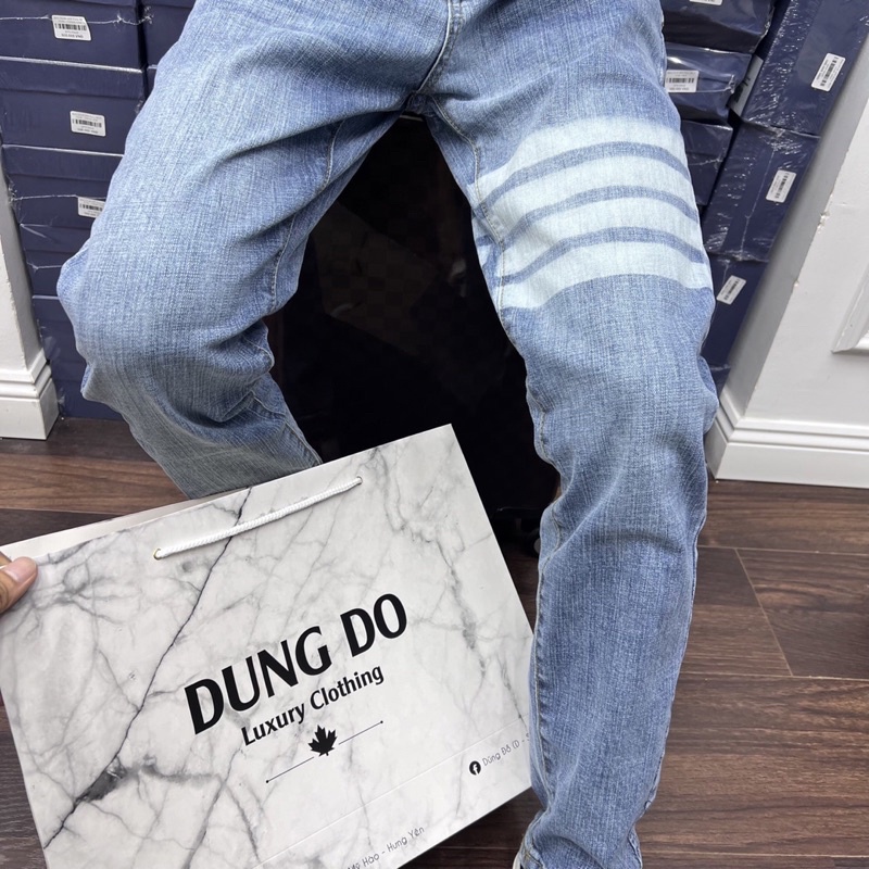 Quần Biker Nam hoạ tiết 3 vạch cực nét