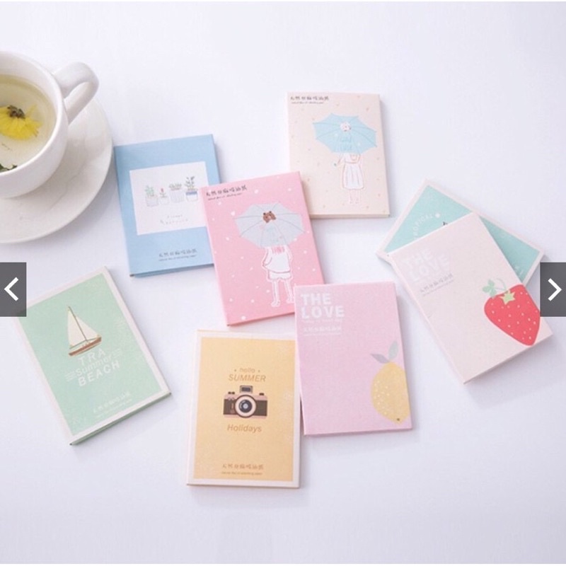 50 tờ giấy thấm dầu nội địa trung, nhỏ gọn, thấm dầu nhanh ( mẫu ngẫu nhiên) | BigBuy360 - bigbuy360.vn