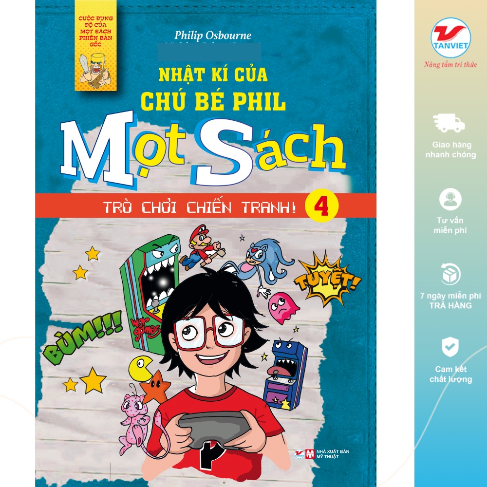 Sách - Combo Nhật Ký Chú Bé Phil Mọt Sách (5 Tập) - Tặng kèm 05 postcard độc quyền