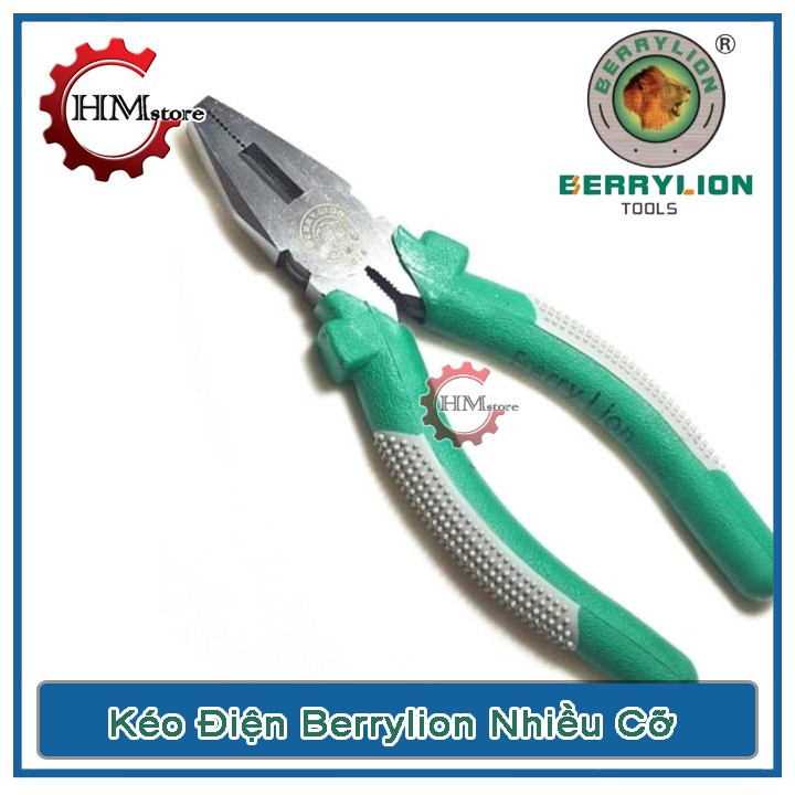 Kềm Điện Berrylion - Kìm Điện Sư Tử Chính Hãng Nhiều Cỡ