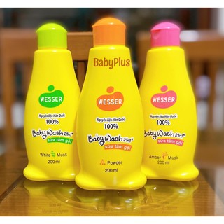 Sữa tắm gội 2in1 Wesser cho bé