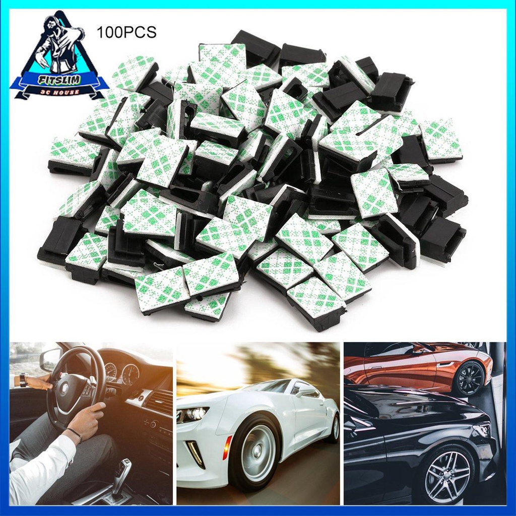Set 100 Kẹp Giữ Dây Cáp Gọn Gàng Tiện Lợi