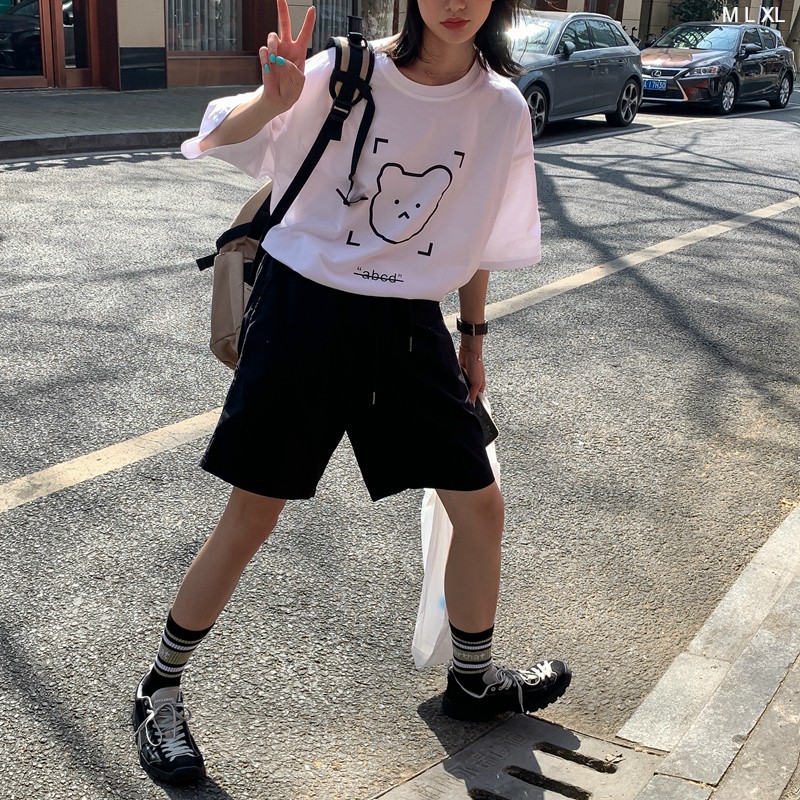 Áo thun tay lỡ  abcd  phông Unisex nam nữ tee oversize form rộng pull Ulzzang Streetwear Hàn Quốc vải mềm