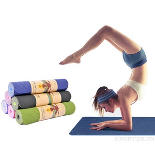 THẢM TẬP YOGA MAT TPE 6LY