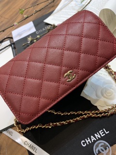 Túi woc katun da hạt Da thật  Size 19