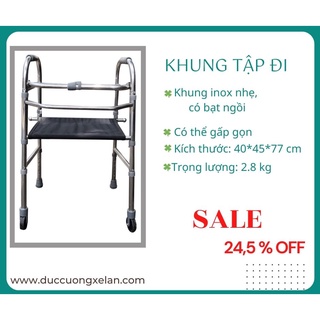 KHUNG TẬP ĐI CÓ GHẾ NGỒI