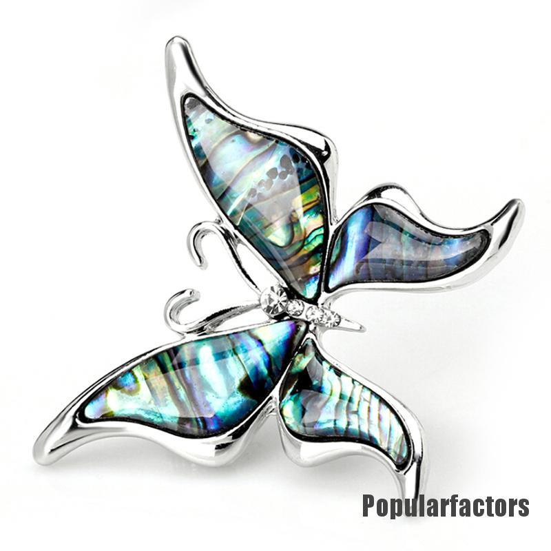 Ghim Cài Áo Hình Bướm Đính Đá Thời Trang