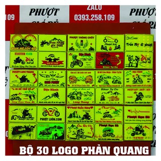 TEM PHƯỢT PHẢN QUANG SL 1 LOGO BẤT KỲ