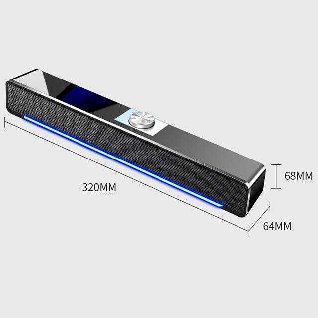 [RẺ NHẤT SHOPPE] Loa Thanh Máy Vi Tính Soundbar Gaming Phiên Bản Nâng Cấp Mới Nhất Của SADA V196, Âm Thanh Siêu Trầm