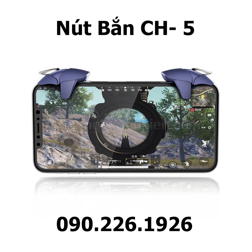 Nút Bắn Pubg Chơi Game Cá Mập CH5, Nút Bấm Pubg Free Fire - Phụ Kiện Anh Đăng